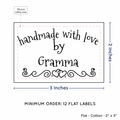 PPLR_HIDDEN_PRODUCT Double Heart Border (2"x3" Cotton - 12 labels/set)