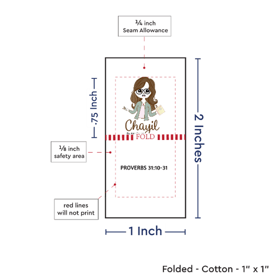 PPLR_HIDDEN_PRODUCT Print Your Logo or Image on FOLDED Cotton Tags