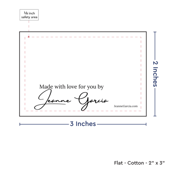 PPLR_HIDDEN_PRODUCT Print your Logo or Image on FLAT Cotton Tags