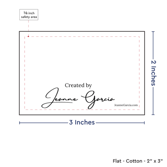 PPLR_HIDDEN_PRODUCT Print your Logo or Image on FLAT Cotton Tags