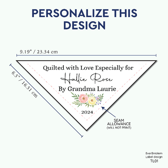 PPLR_HIDDEN_PRODUCT Floral triangle label