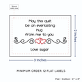 PPLR_HIDDEN_PRODUCT Double Heart Quote (2"x3" Cotton - 12 labels/set)