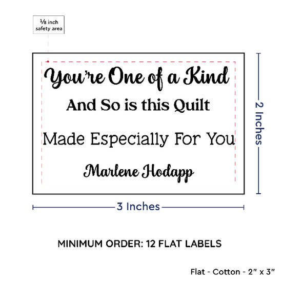 PPLR_HIDDEN_PRODUCT Large Text Only Label (2"x3"-Cotton)
