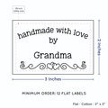 PPLR_HIDDEN_PRODUCT Double Heart Border (2"x3" Cotton - 12 labels/set)