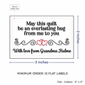 PPLR_HIDDEN_PRODUCT Double Heart Quote (2"x3" Cotton - 12 labels/set)