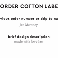 PPLR_HIDDEN_PRODUCT Reorder Previous Label Design - COTTON