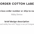 PPLR_HIDDEN_PRODUCT Reorder Previous Label Design - COTTON