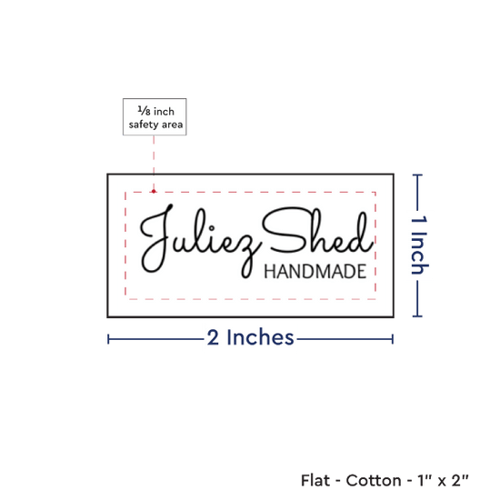 PPLR_HIDDEN_PRODUCT Print your Logo or Image on FLAT Cotton Tags
