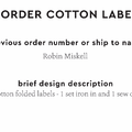PPLR_HIDDEN_PRODUCT Reorder Previous Label Design - COTTON