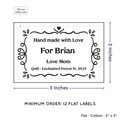 PPLR_HIDDEN_PRODUCT Swirl Accent Border (2"x3" Cotton - 12 labels/set)