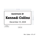 PPLR_HIDDEN_PRODUCT Text Only Medium Large Label (1.5"x3"-Cotton)