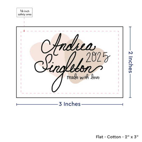PPLR_HIDDEN_PRODUCT Print your Logo or Image on FLAT Cotton Tags