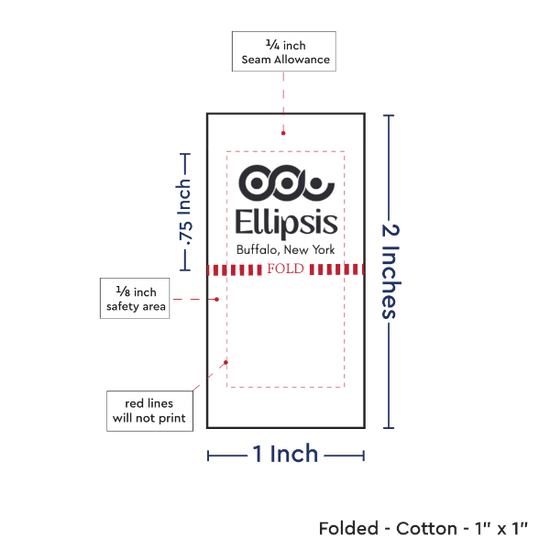 PPLR_HIDDEN_PRODUCT Print Your Logo or Image on FOLDED Cotton Tags