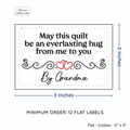 PPLR_HIDDEN_PRODUCT Double Heart Quote (2"x3" Cotton - 12 labels/set)