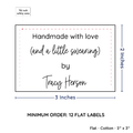 PPLR_HIDDEN_PRODUCT Large Text Only Label (2"x3"-Cotton)