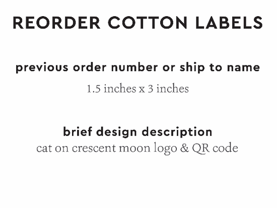 PPLR_HIDDEN_PRODUCT Reorder Previous Label Design - COTTON