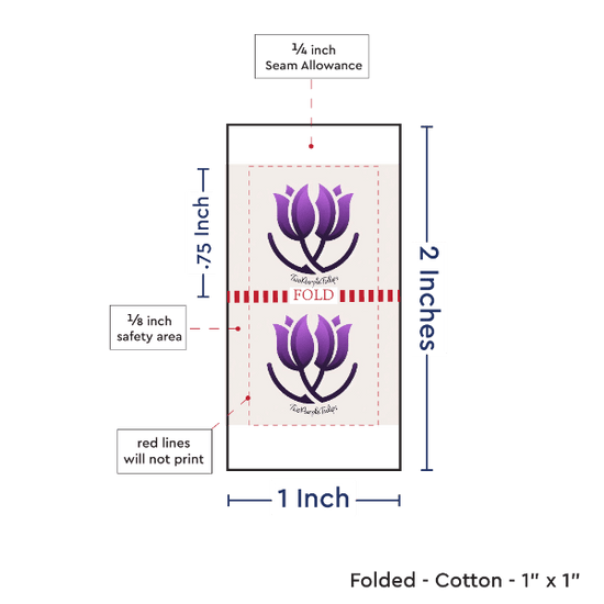 PPLR_HIDDEN_PRODUCT Print Your Logo or Image on FOLDED Cotton Tags