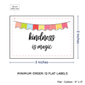 PPLR_HIDDEN_PRODUCT Colorful Banner (2"x3" Cotton - 12 labels/set)