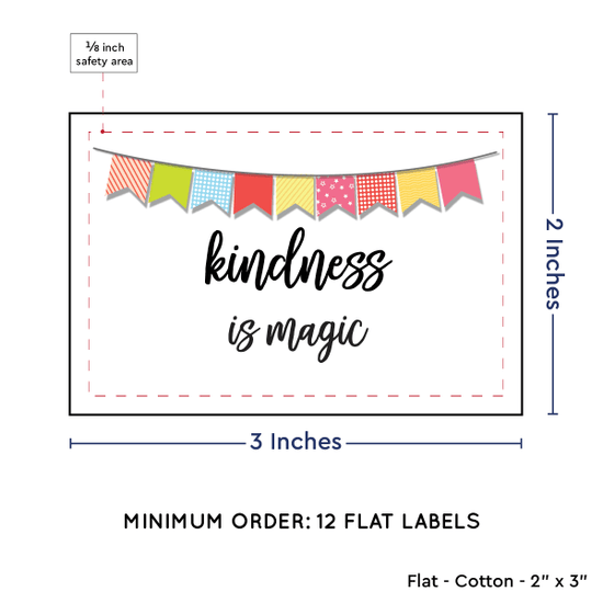 PPLR_HIDDEN_PRODUCT Colorful Banner (2"x3" Cotton - 12 labels/set)