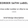PPLR_HIDDEN_PRODUCT Reorder Previous Label Design - SATIN