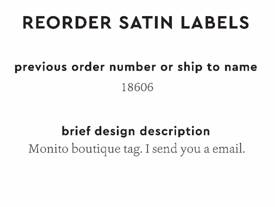 PPLR_HIDDEN_PRODUCT Reorder Previous Label Design - SATIN