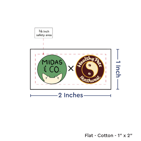 PPLR_HIDDEN_PRODUCT Print your Logo or Image on FLAT Cotton Tags