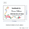 PPLR_HIDDEN_PRODUCT Thread and Flowers (2"x3" Cotton - 12 labels/set)