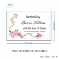 PPLR_HIDDEN_PRODUCT Thread and Flowers (2"x3" Cotton - 12 labels/set)