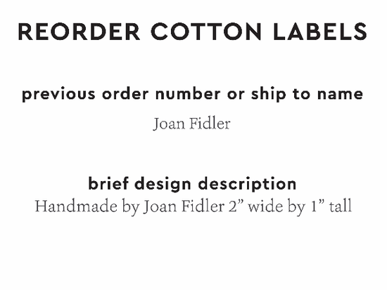 PPLR_HIDDEN_PRODUCT Reorder Previous Label Design - COTTON