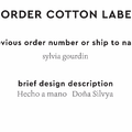 PPLR_HIDDEN_PRODUCT Reorder Previous Label Design - COTTON