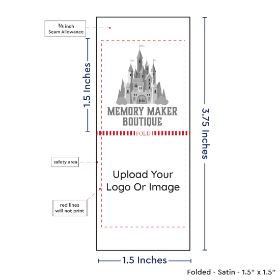 PPLR_HIDDEN_PRODUCT Print your logo/Image on Satin Tags (1.5" wide - Satin)