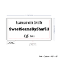 PPLR_HIDDEN_PRODUCT Text Only Medium Large Label (1.5"x3"-Cotton)