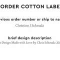 PPLR_HIDDEN_PRODUCT Reorder Previous Label Design - COTTON