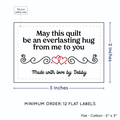PPLR_HIDDEN_PRODUCT Double Heart Quote (2"x3" Cotton - 12 labels/set)