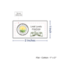 PPLR_HIDDEN_PRODUCT Print your Logo or Image on FLAT Cotton Tags