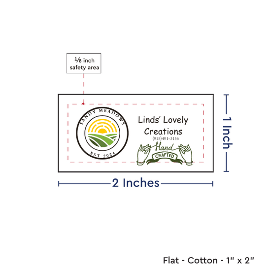 PPLR_HIDDEN_PRODUCT Print your Logo or Image on FLAT Cotton Tags