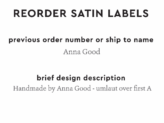 PPLR_HIDDEN_PRODUCT Reorder Previous Label Design - SATIN