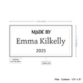 PPLR_HIDDEN_PRODUCT Text Only Medium Large Label (1.5"x3"-Cotton)
