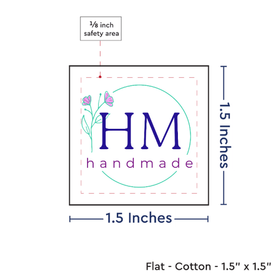PPLR_HIDDEN_PRODUCT Print your Logo or Image on FLAT Cotton Tags