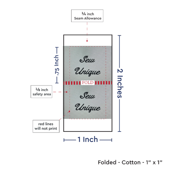 PPLR_HIDDEN_PRODUCT Print Your Logo or Image on FOLDED Cotton Tags