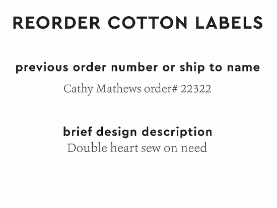 PPLR_HIDDEN_PRODUCT Reorder Previous Label Design - COTTON