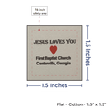 PPLR_HIDDEN_PRODUCT Print your Logo or Image on FLAT Cotton Tags