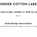 PPLR_HIDDEN_PRODUCT Reorder Previous Label Design - COTTON