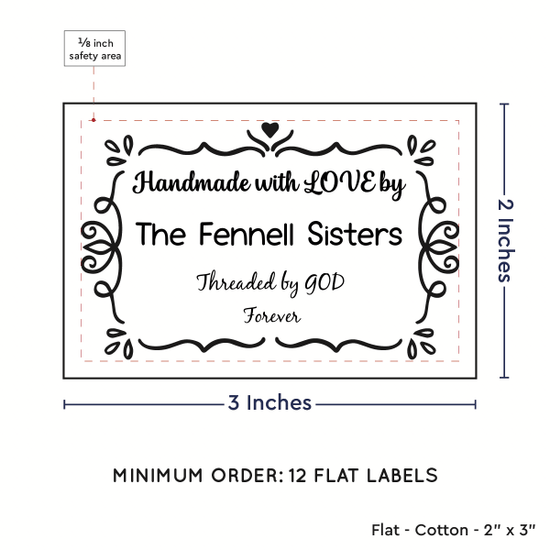 PPLR_HIDDEN_PRODUCT Swirl Accent Border (2"x3" Cotton - 12 labels/set)