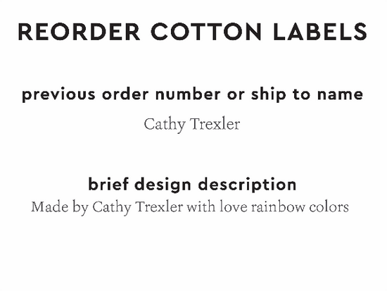 PPLR_HIDDEN_PRODUCT Reorder Previous Label Design - COTTON