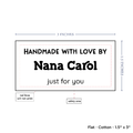 PPLR_HIDDEN_PRODUCT Text Only Medium Large Label (1.5"x3"-Cotton)