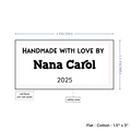 PPLR_HIDDEN_PRODUCT Text Only Medium Large Label (1.5"x3"-Cotton)