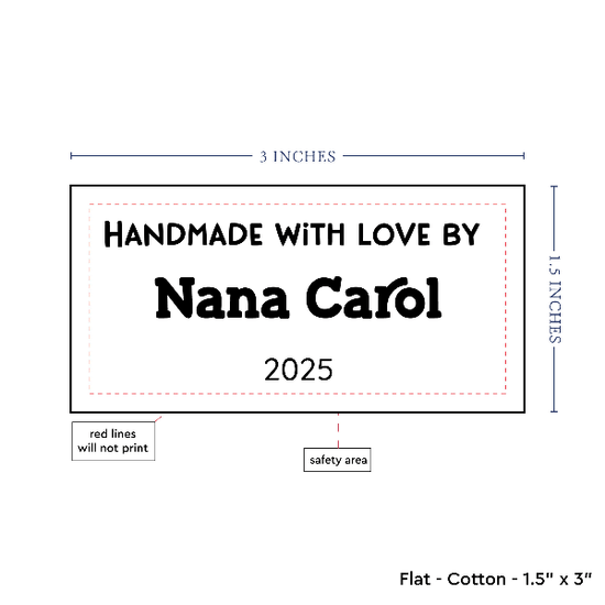 PPLR_HIDDEN_PRODUCT Text Only Medium Large Label (1.5"x3"-Cotton)
