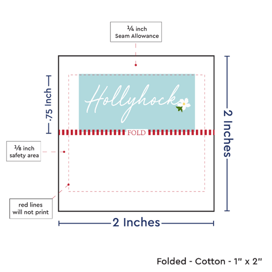 PPLR_HIDDEN_PRODUCT Print Your Logo or Image on FOLDED Cotton Tags