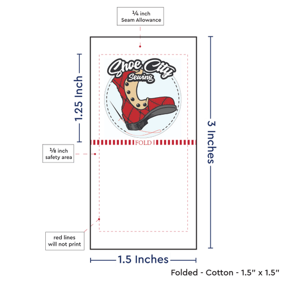 PPLR_HIDDEN_PRODUCT Print Your Logo or Image on FOLDED Cotton Tags